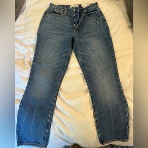 Abercrombie & Fitch High Rise Blue Jeans